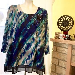 JM COLLECTION WOMAN Top • 👚 • 3X • PRELOVED 💝